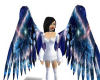 Multi Colored Angel Wing