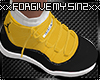 X Jordan Yellow Sneakers