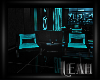 xLx Teal Lounge Chairs