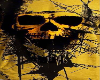 Yellow Skull Wall Art