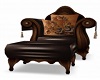 Rustic Chair + Ottoman
