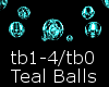 Teal Balls DJ Light