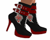 Tribal ankle boots