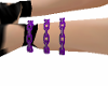 Purple Chain Bracelet L