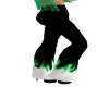 Green Flame Pants