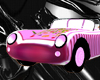 Pink Flower posing car