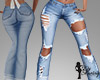Ripped Low Jeans