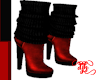 Red & Black Boots