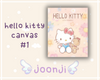 hello kitty canvas #1
