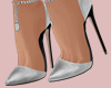 E* Silver Clarie Heels