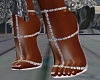 FG~ Silver Glitter Heels
