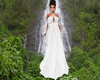 waterfall bride dress