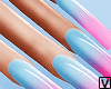 🤍 Cotton Candy Nails
