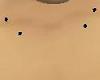 Piercing duo chest bleu