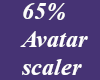 *M* 65% Avatar scaler