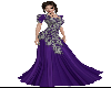 (V) Purple  drams gown