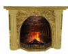 Gold Fireplace 