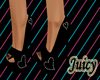 Black Dia. Heart Heels