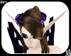 Purple Roses Black Crown