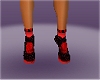 Red-Black Heels-pumps