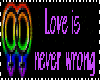 Love is never wrong tag