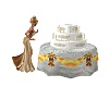 Gold & White Cake