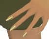 Sparkle Gold Nails