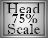 `BB` 75% Head Scale