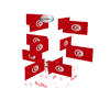 Tunisia Flag Poofer