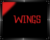 Wings red glow