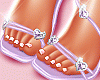 Lilac heart Heels