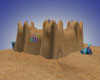 Sand castle blue pails