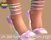 🌈 Rainbow heels