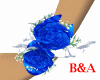[BA] Blue Wrist Corsage