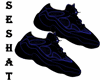 Black/Blue Sneakers Male