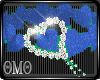 QMQ Blue Necklace Heart