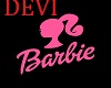 TV  Barbie Cutout Sign