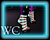 GLO NEON BLU BUCKLE PLAT