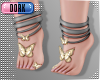 lDl Butterfly Feet Grey