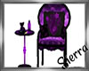 purple  nursery  chair