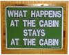 Cabin Sign