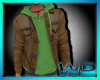 (W) Jacket Tan/Green