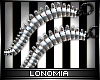 Metal Spine Earrings