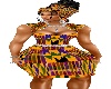 RLL KENTE AFRICAN  DRESS