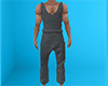 Gray PJs Tank Full (M)
