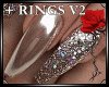 BB|Glitter Nails +Rings
