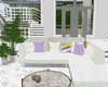 B~ Yellow & Purple Sofa