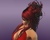 red and black hair