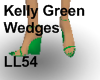 Kelly Green Wedges