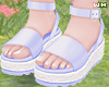 w. Cute Blue Sandals